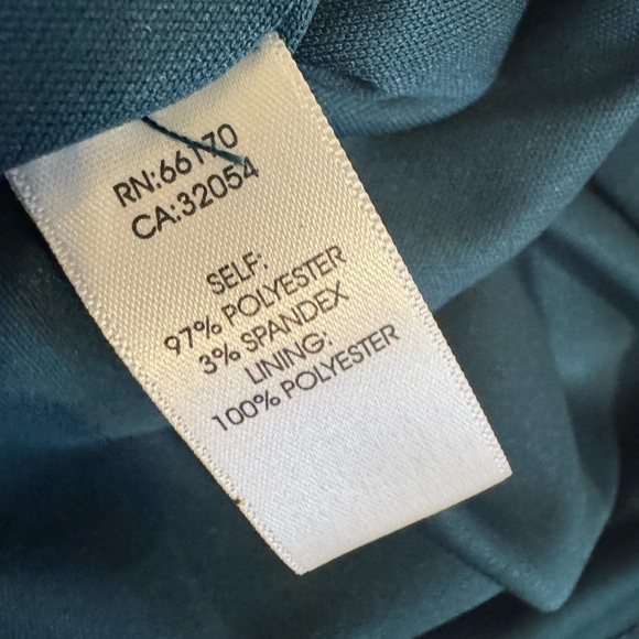 BHLDN Danica Dress Deep Teal Green Sleeveless Dress - Picture 6 of 16